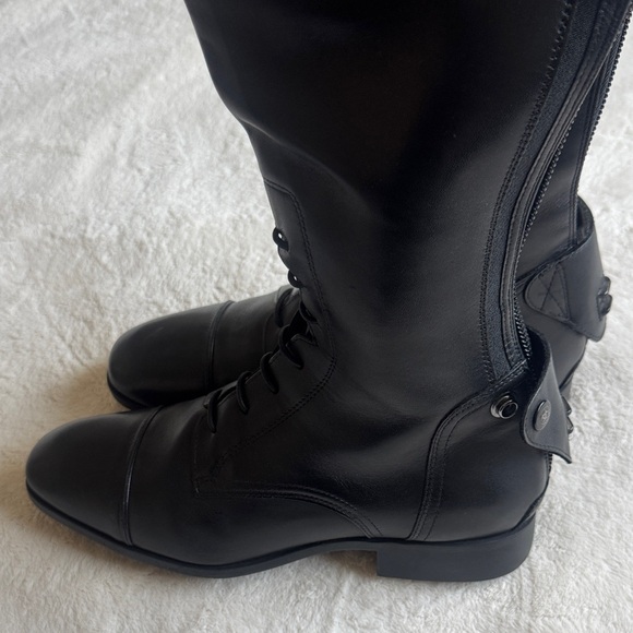 Ariat Women’s 10 US Palisade Calf: Reg Height: Short Black Tall Riding Boots - Picture 14 of 16